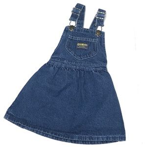 Vintage 2T Oshkosh Suspender Denim skirt